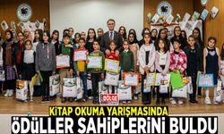 Kitap okuma yarışmasında ödüller sahiplerini buldu