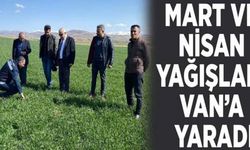 Mart ve nisan yağışları Van’a yaradı