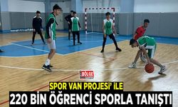 ‘Spor Van Projesi’ ile 220 bin öğrenci sporla tanıştı
