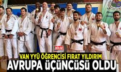 ​Van YYÜ öğrencisi Fırat Yıldırım Avrupa üçüncüsü oldu