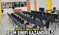 Van’da 27 okula müzik ve resim sınıfı kazandırıldı
