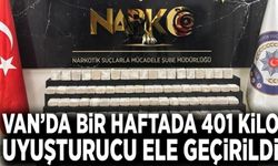 Van’da bir haftada 401 kilo uyuşturucu ele geçirildi
