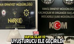 Van’da silah ve uyuşturucu ele geçirildi