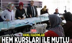 Vanlı kadınlar HEM kursları ile mutlu