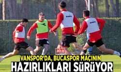 Vanspor'da, Bucaspor maçının hazırlıkları sürüyor