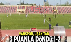 Vanspor, Uşak'tan 3 puanla döndü:1-2