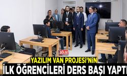 Yazılım Van Projesi’nin ilk öğrencileri ders başı yaptı
