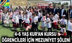 4-6 yaş Kur’an kursu öğrencileri için mezuniyet şöleni