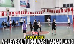 Başkale'deki voleybol turnuvası tamamlandı