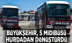 Büyükşehir, 5 midibüsü hurdadan dönüştürdü