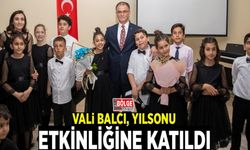 Vali Balcı, yılsonu etkinliğine katıldı