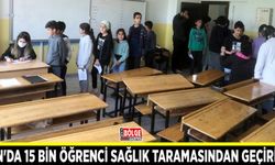 Van'da 15 bin öğrenci sağlık taramasından geçirildi