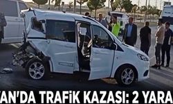 Van'da trafik kazası: 2 yaralı