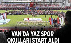 Van'da yaz spor okulları start aldı