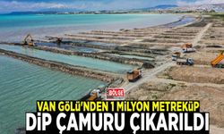 Van Gölü'nden 1 milyon metreküp dip çamuru çıkarıldı