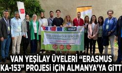 Van Yeşilay üyeleri “Erasmus KA-153” projesi için Almanya’ya gitti