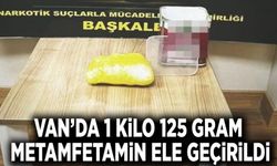 Van’da 1 kilo 125 gram metamfetamin ele geçirildi