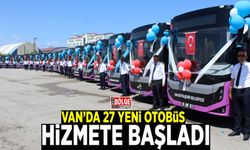 Van’da 27 yeni otobüs hizmete başladı