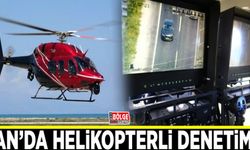 Van’da helikopterli denetim...