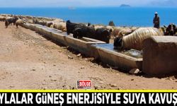 Yaylalar güneş enerjisiyle suya kavuştu