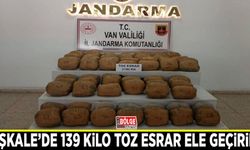 Başkale’de 139 kilo toz esrar ele geçirildi
