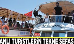 İranlı turistlerin tekne sefası…