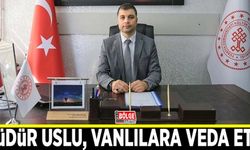 Müdür Uslu, Vanlılara veda etti