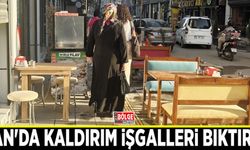 Van'da kaldırım işgalleri bıktırdı