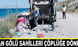 Van Gölü sahilleri çöplüğe döndü