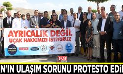 Van'ın ulaşım sorunu protesto edildi