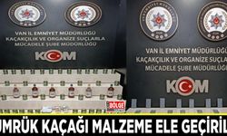 Van’da gümrük kaçağı malzeme ele geçirildi