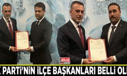 AK Parti'nin ilçe başkanları belli oldu