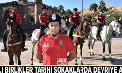 Ankara ve Van polis atlı birlikleri tarihi sokaklarda devriye attı