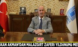 Başkan Akman’dan Malazgirt Zaferi Yıldönümü Mesajı
