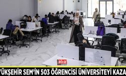 Büyükşehir SEM’in 503 öğrencisi üniversiteyi kazandı