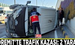 Edremit'te trafik kazası: 2 yaralı