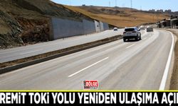 Edremit TOKİ yolu yeniden ulaşıma açıldı