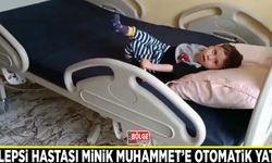Epilepsi hastası minik Muhammet’e otomatik yatak