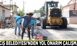 Erciş Belediyesi'nden yol onarım çalışması