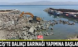 Erciş’te balıkçı barınağı yapımına başlandı