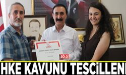 Sıhke kavunu tescillendi