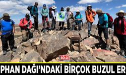 Süphan Dağı’ndaki birçok buzul eridi