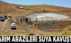 Tarım arazileri suya kavuştu