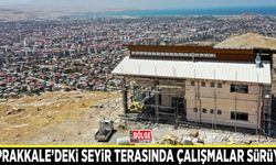 Toprakkale’deki seyir terasında çalışmalar sürüyor
