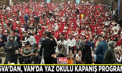 TÜGVA'dan, Van'da yaz okulu kapanış programı…