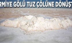 Urmiye Gölü tuz çölüne dönüştü