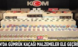 Van'da gümrük kaçağı malzemeler ele geçirildi