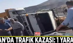 Van'da trafik kazası: 1 yaralı