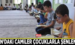 Van'daki camiler çocuklarla şenlendi