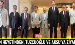 Van heyetinden, Tuzcuoğlu ve Aksu'ya ziyaret